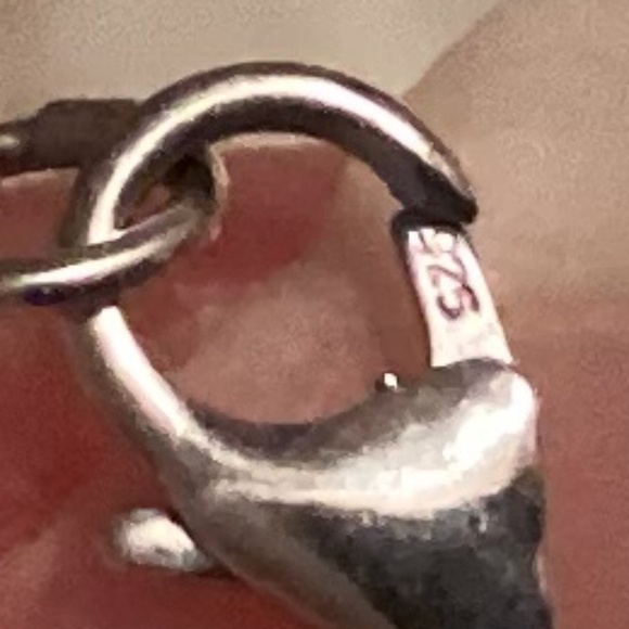 Effy diamond and Sterling Silver Clover motif bracelet - 7.5 inches - flaw - Picture 11 of 14